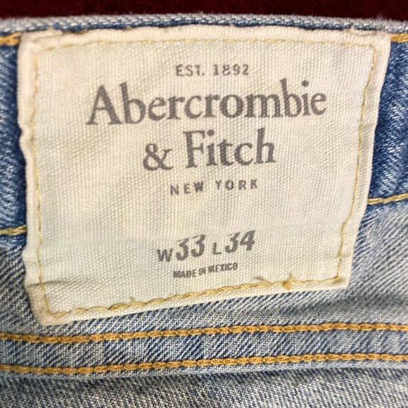 Abercrombie and Fitch men’s skinny jeans. Light blue and excellent condition. - Picture 2 of 6
